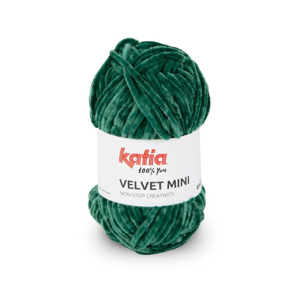 Katia Katia Velvet Mini | 205 sparren groen Katia Katia Velvet Mini | 205 sparren groen