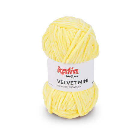Katia Katia Velvet Mini | 201 pastel geel Katia Katia Velvet Mini | 201 pastel geel