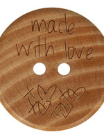 Knoop hout made with love