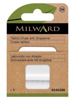Milward Kleermakerskrijt met slijper wit