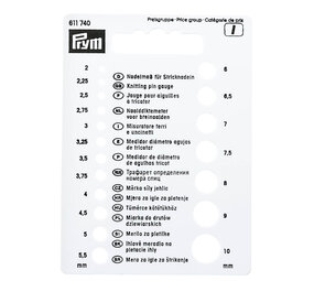 Prym Naaldmeter kunststof Prym Naaldmeter kunststof