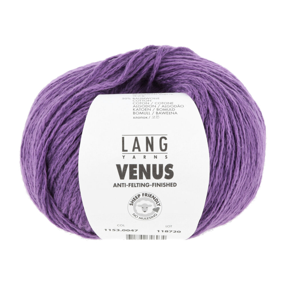 Lang Lang Yarns Venus | 0047 paars Lang Lang Yarns Venus | 0047 paars