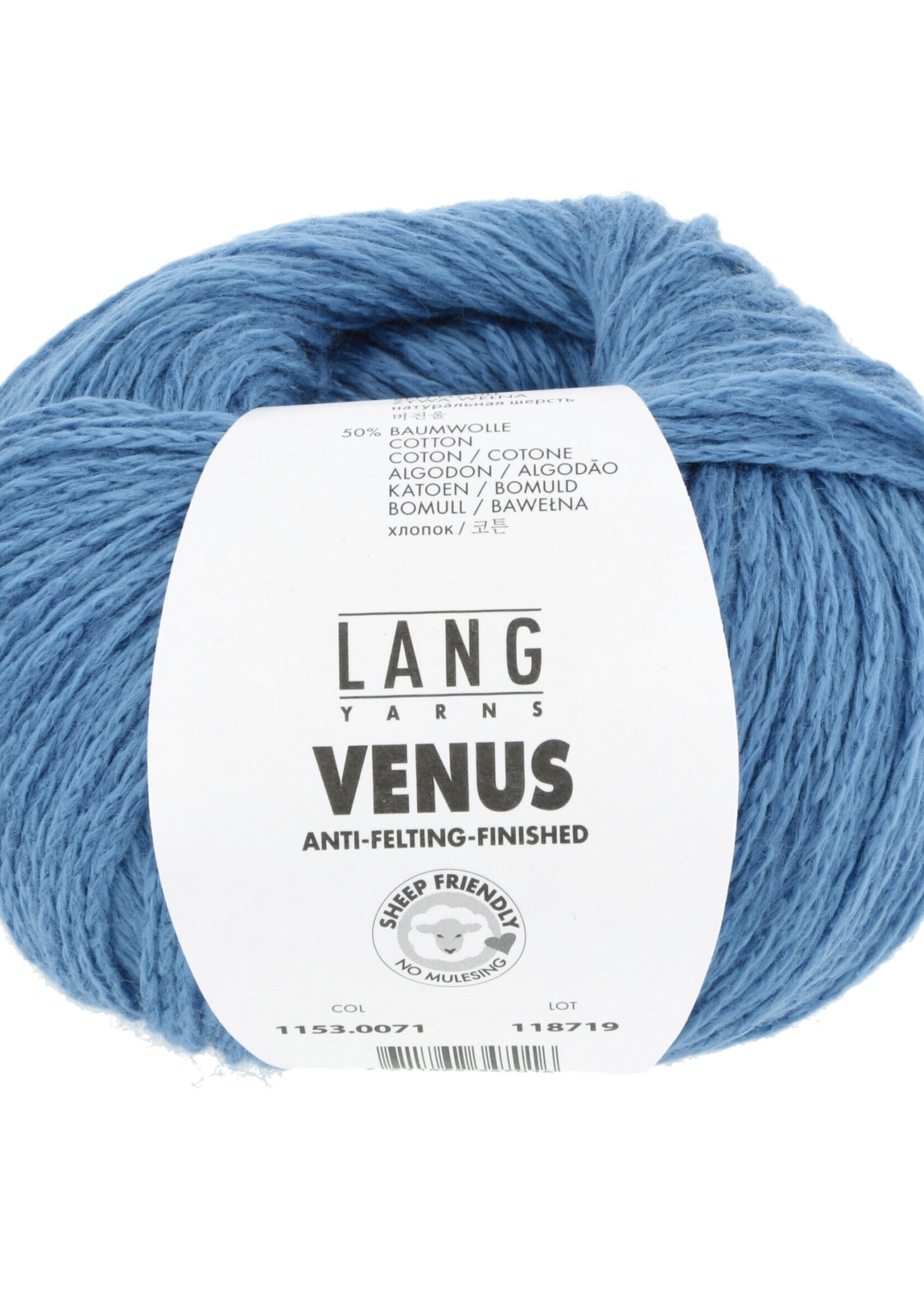 Lang Lang Yarns Venus | 0071 blauw