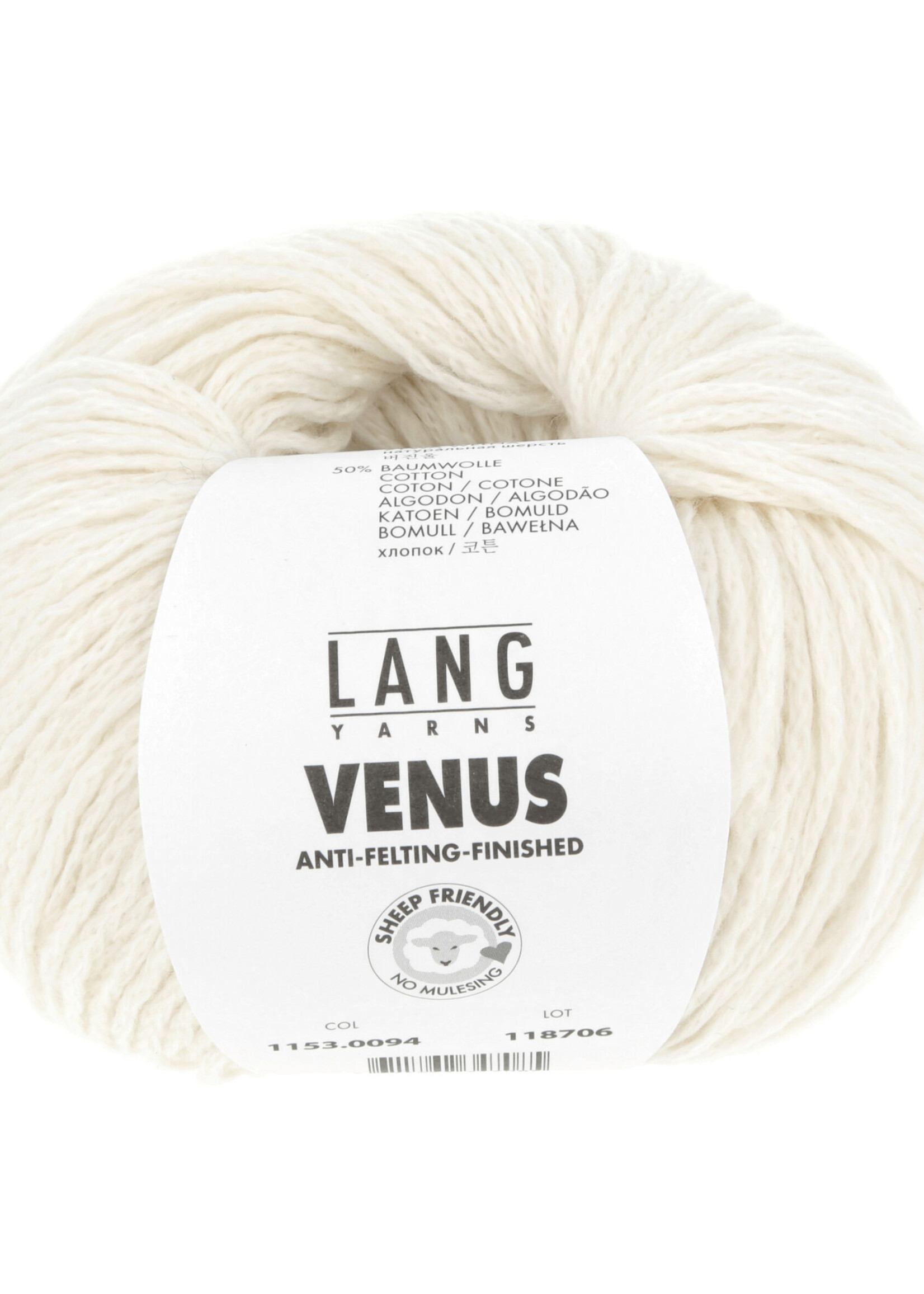 Lang Lang Yarns Venus | 0094 creme wit