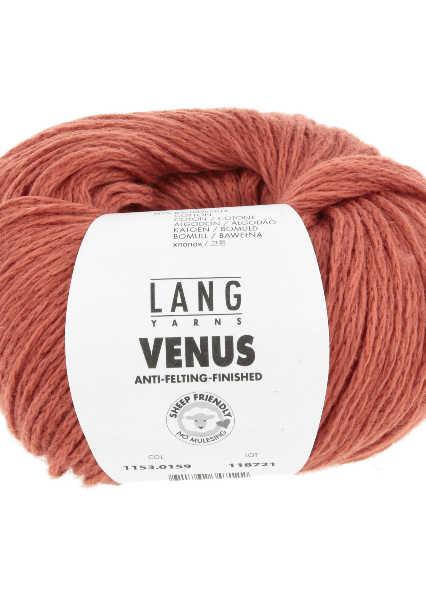 Lang Lang Yarns Venus | 0159 donker oranje
