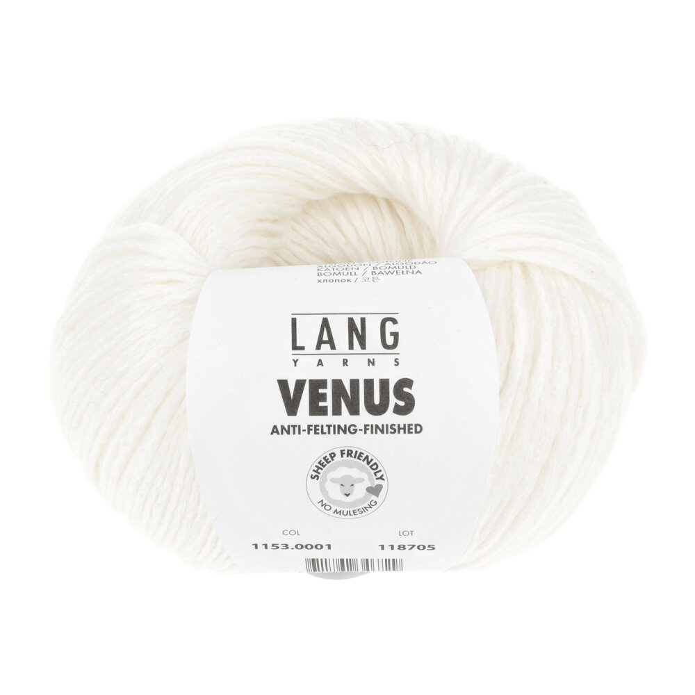 Lang Lang Yarns Venus | 0001 wit Lang Lang Yarns Venus | 0001 wit