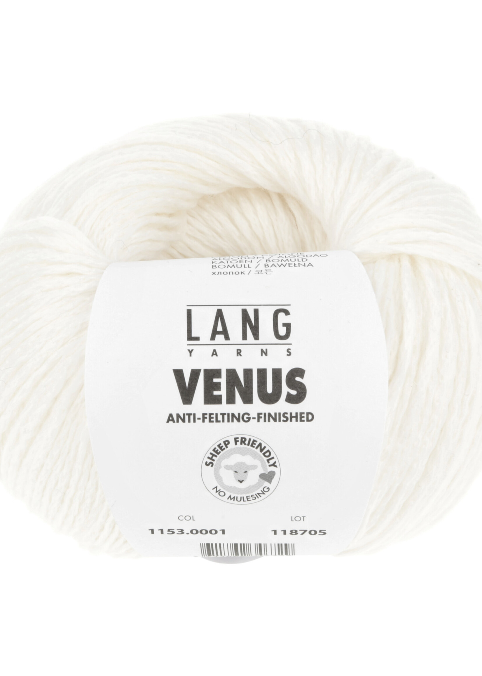 Lang Lang Yarns Venus | 0001 wit