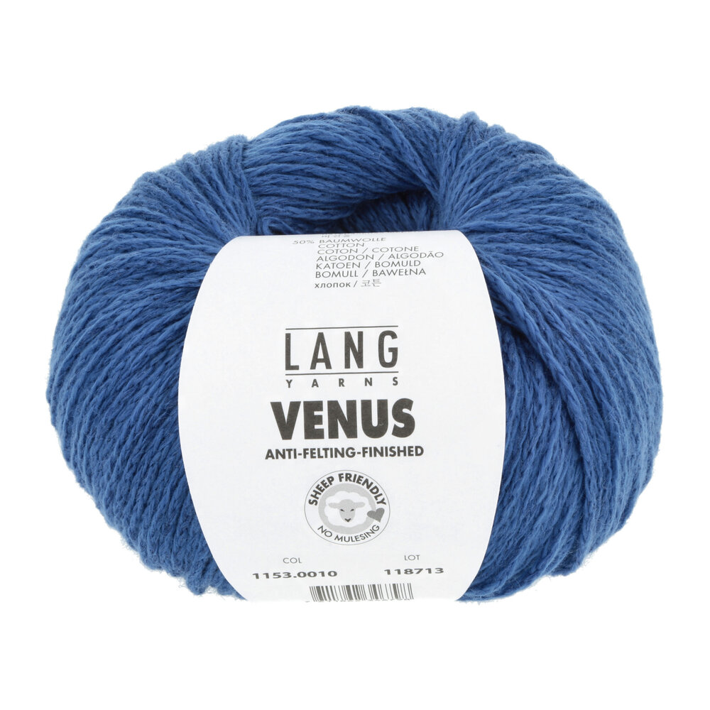 Lang Lang Yarns Venus | 0010 donker blauw Lang Lang Yarns Venus | 0010 donker blauw