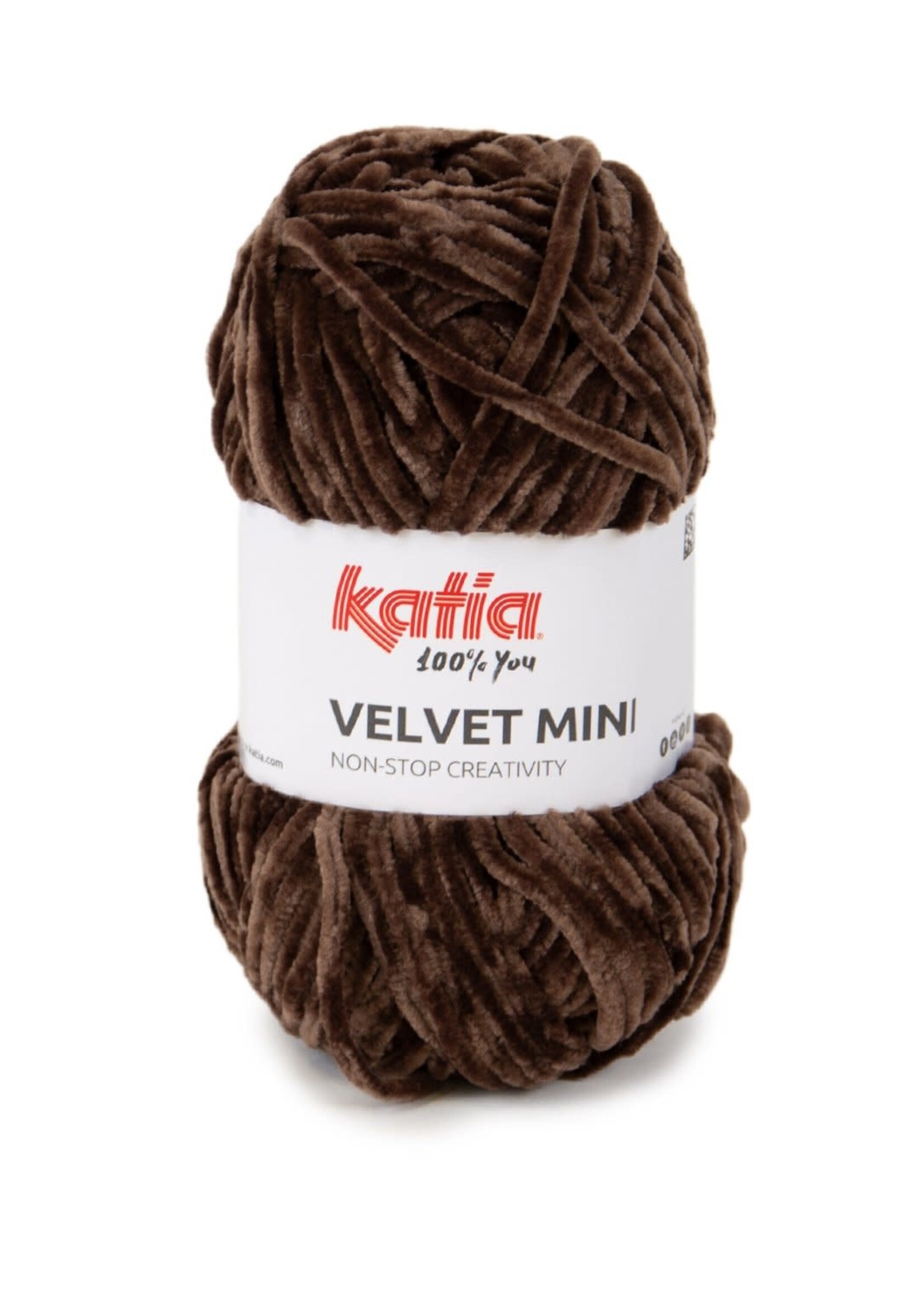 Katia Katia Velvet Mini | 214 donker bruin