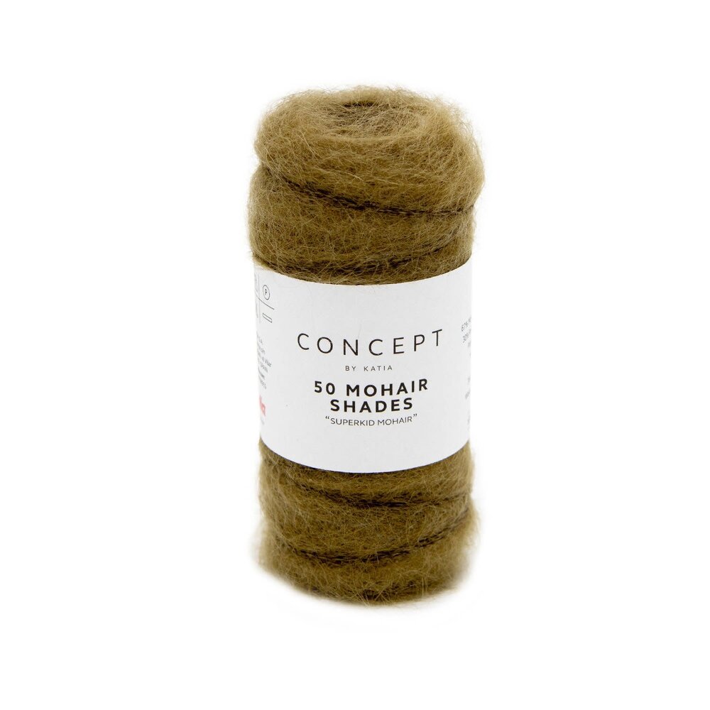 Katia 50 Mohair Shades | 18 Olijf groen