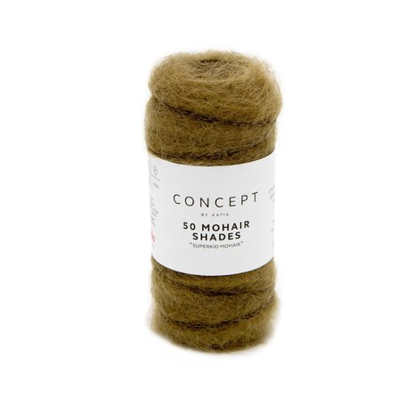 Katia 50 Mohair Shades | 18 Olijf groen