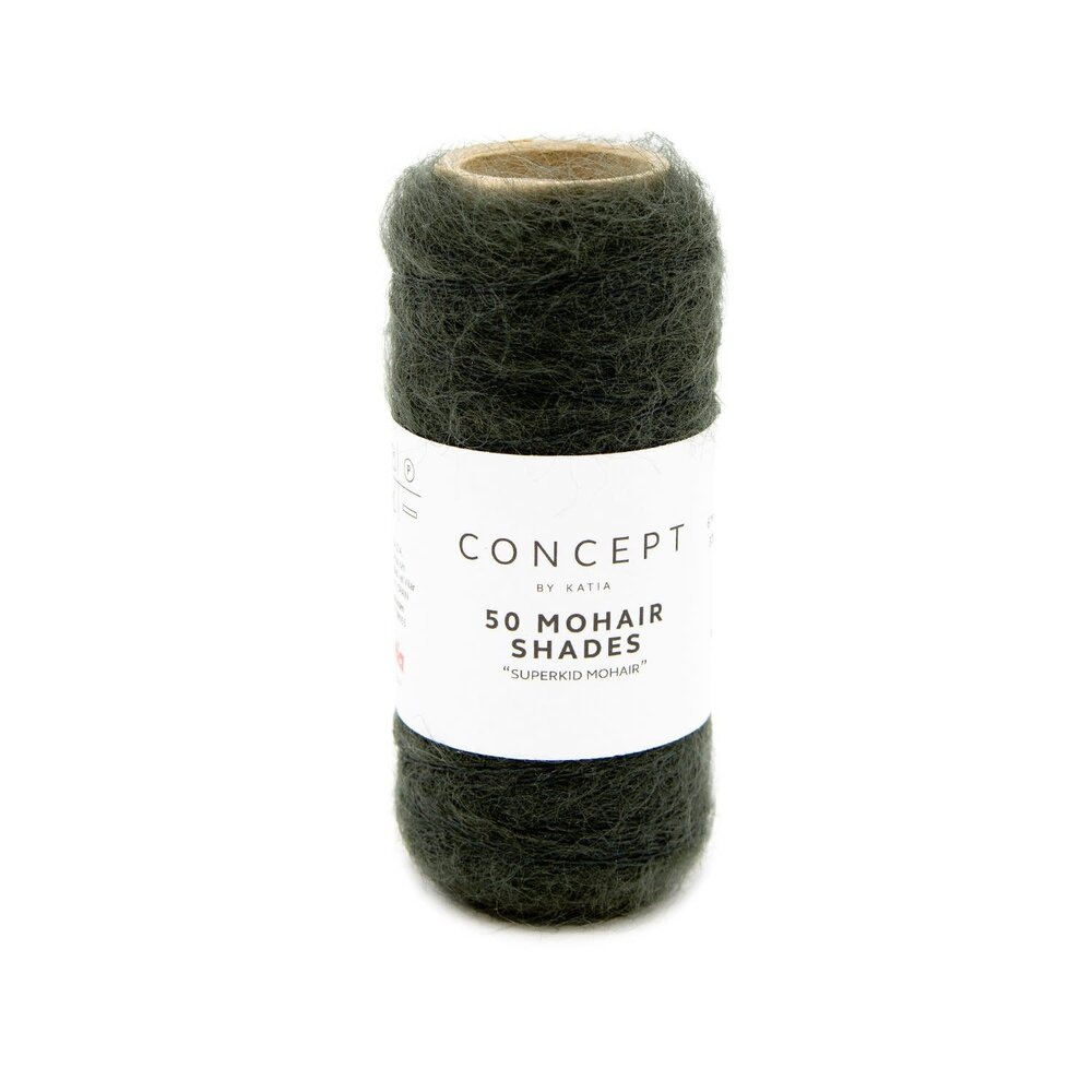 Katia 50 Mohair Shades | 25 Zeer donker groen Katia 50 Mohair Shades | 25 Zeer donker groen