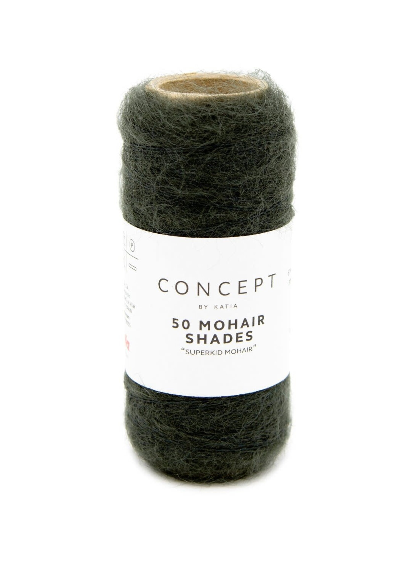 Katia 50 Mohair Shades | 25 Zeer donker groen