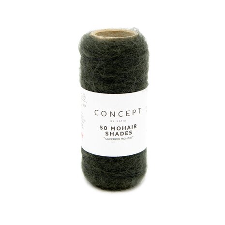 Katia 50 Mohair Shades | 25 Zeer donker groen Katia 50 Mohair Shades | 25 Zeer donker groen