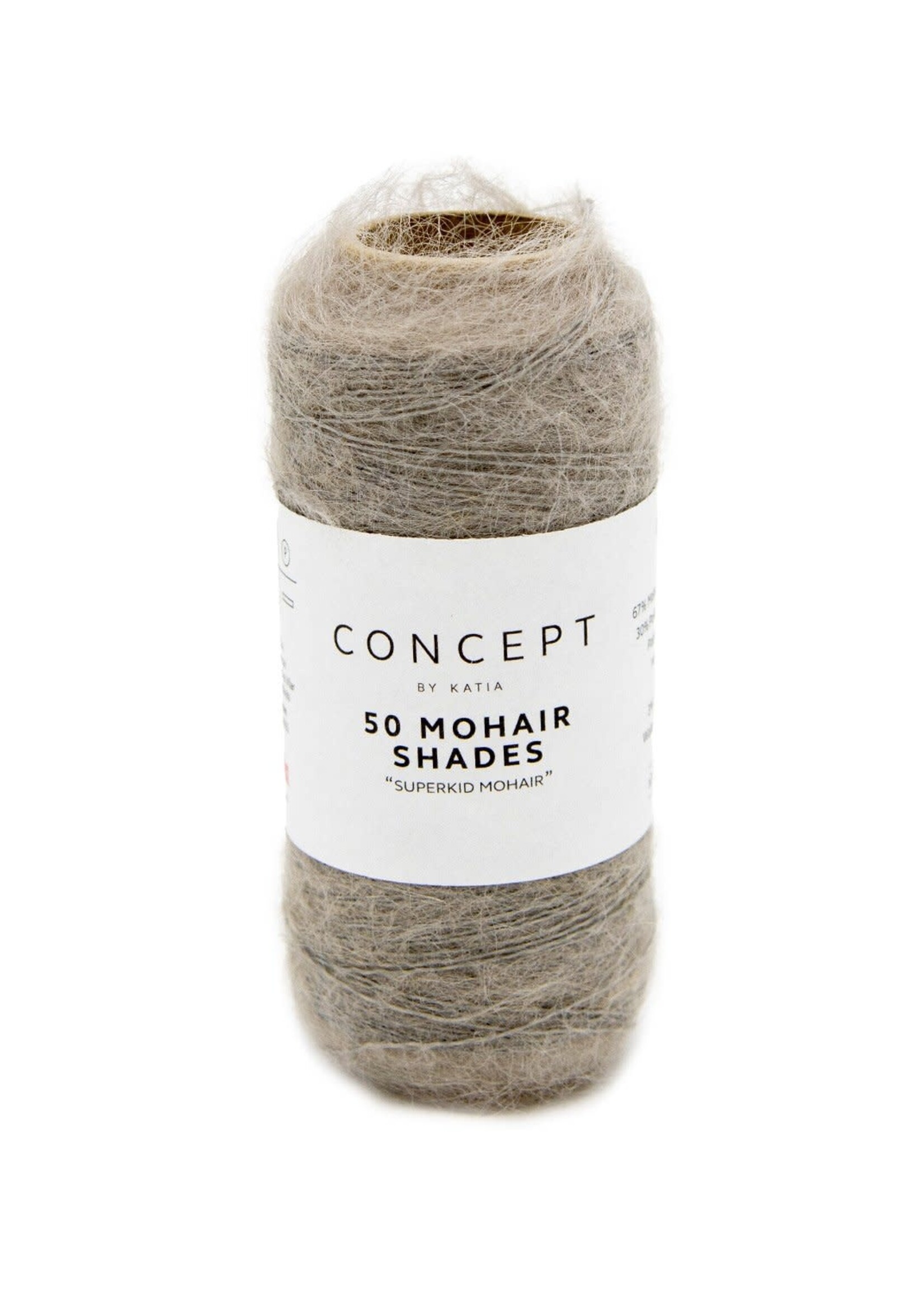 Katia 50 Mohair Shades | 03 Licht grijs