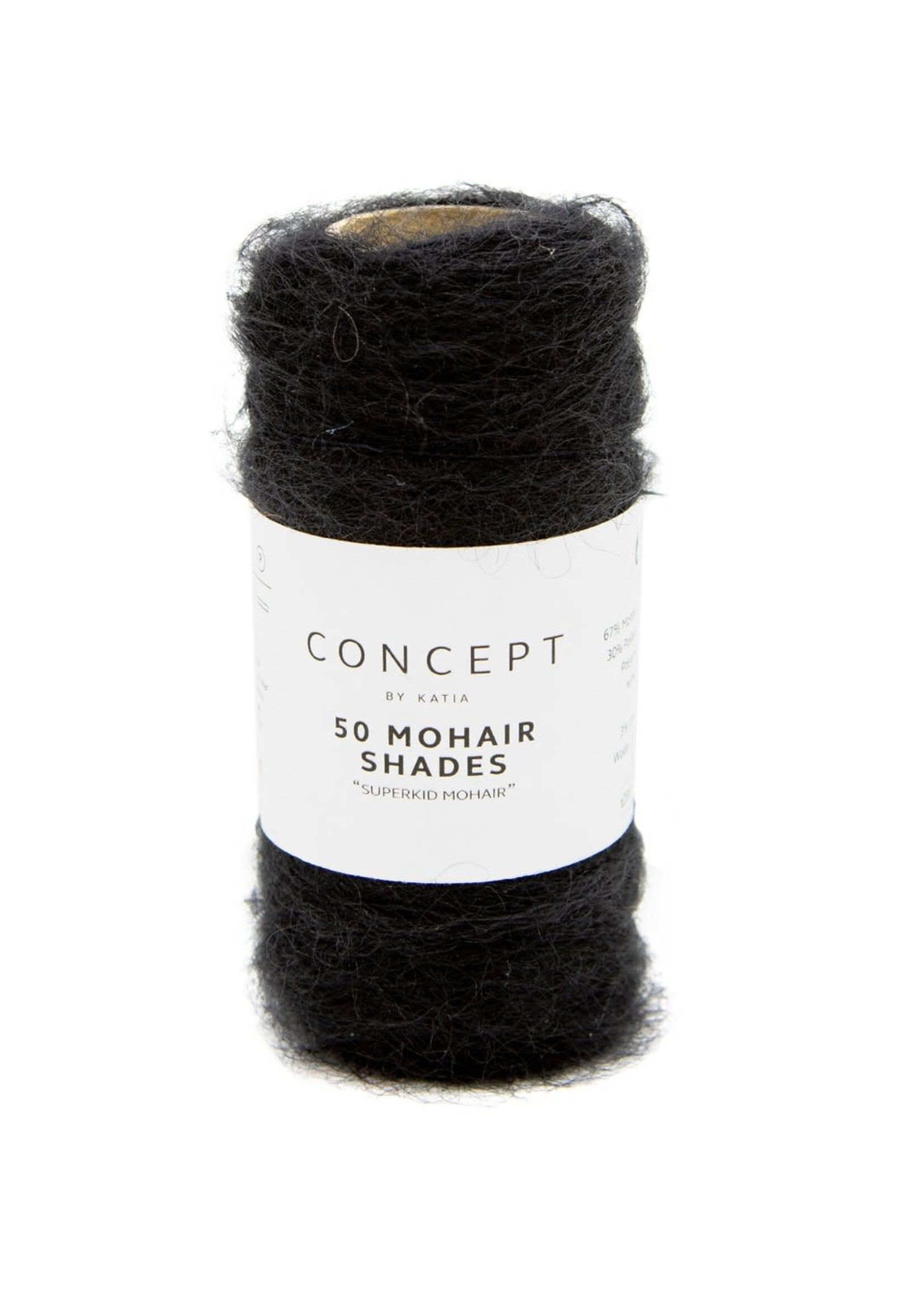 Katia 50 Mohair Shades | 10 Zwart