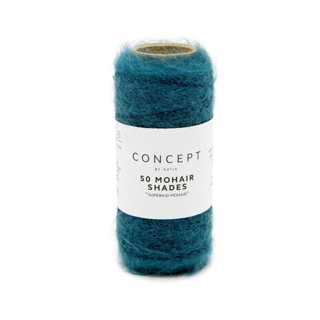 Katia 50 Mohair Shades | 29 Groen blauw