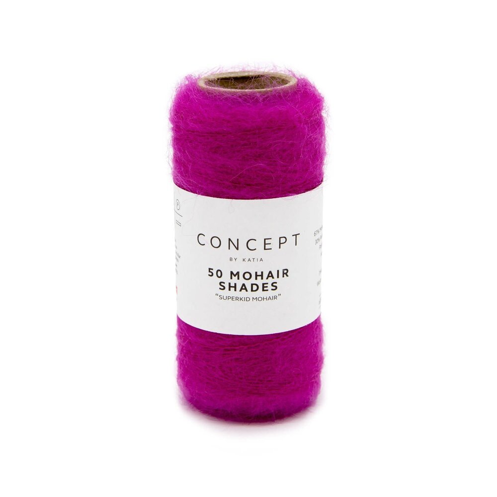 Katia 50 Mohair Shades | 38 Fuchsia Katia 50 Mohair Shades | 38 Fuchsia