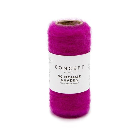 Katia 50 Mohair Shades | 38 Fuchsia Katia 50 Mohair Shades | 38 Fuchsia