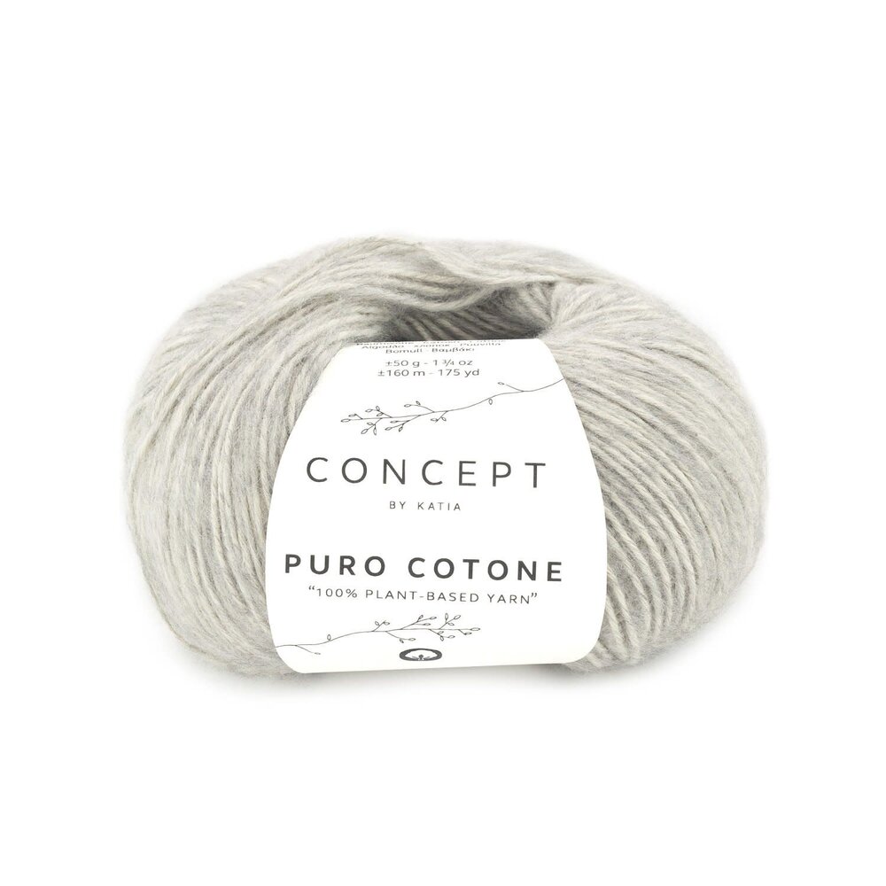 Katia Puro Cotone | 53 Licht grijs Katia Puro Cotone | 53 Licht grijs