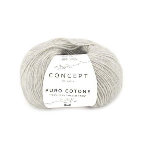 Katia Puro Cotone | 53 Licht grijs Katia Puro Cotone | 53 Licht grijs