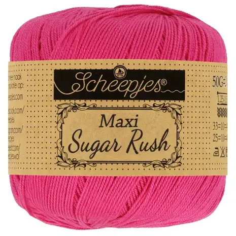 Scheepjes Scheepjes Maxi Sugar Rush | 786 Fuchsia Scheepjes Scheepjes Maxi Sugar Rush | 786 Fuchsia