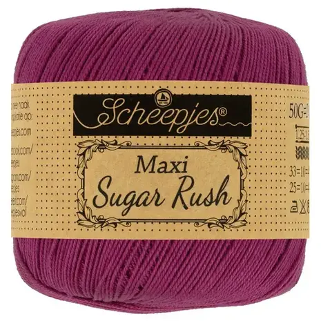 Scheepjes Scheepjes Maxi Sugar Rush | 128 Tyrian Purple Scheepjes Scheepjes Maxi Sugar Rush | 128 Tyrian Purple