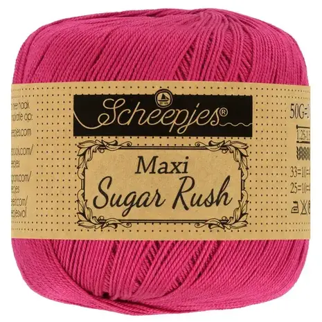 Scheepjes Scheepjes Maxi Sugar Rush | 413 Cherry Scheepjes Scheepjes Maxi Sugar Rush | 413 Cherry