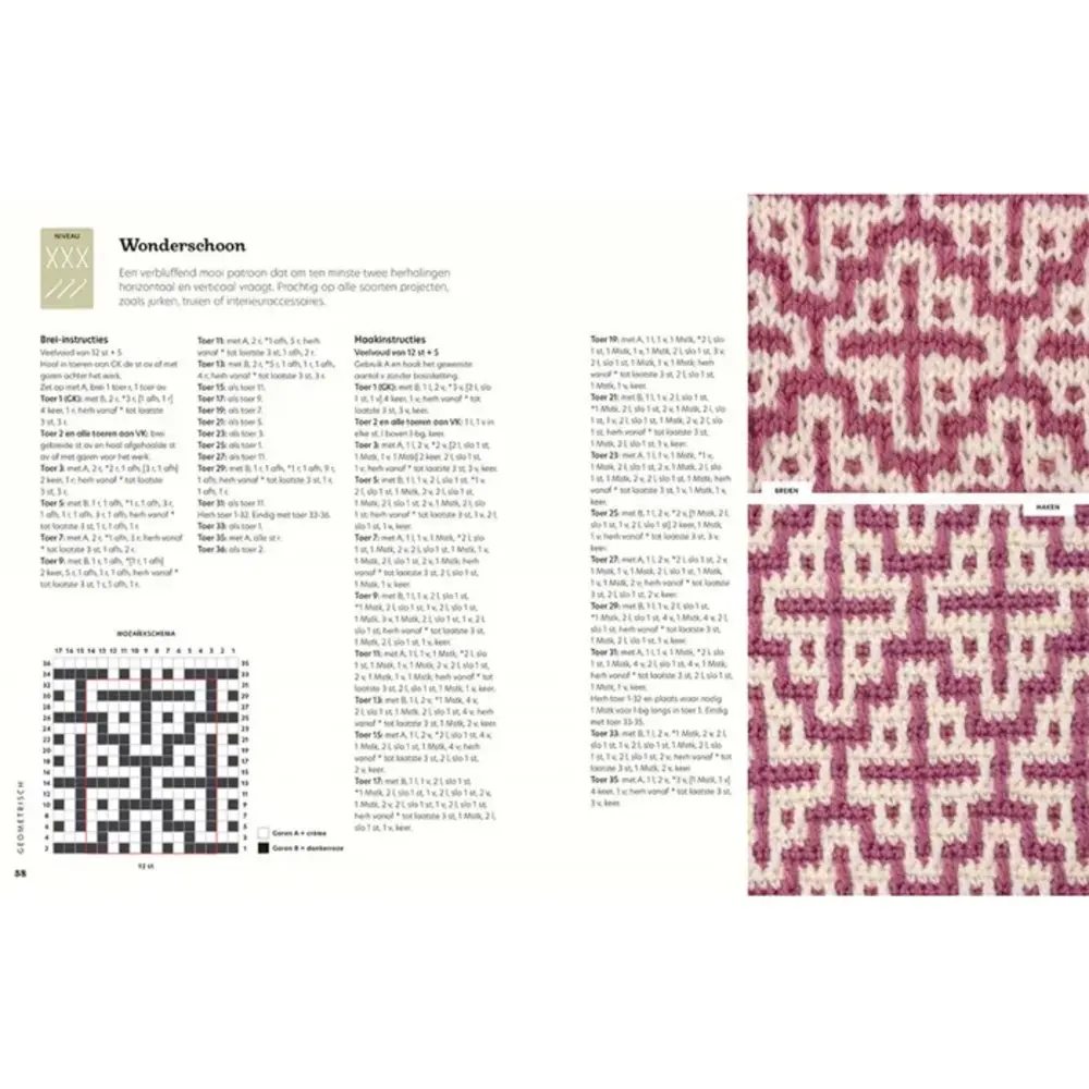 Mozaïekpatronen voor breien en haken - A. Nikipirowicz Mozaïekpatronen voor breien en haken - A. Nikipirowicz