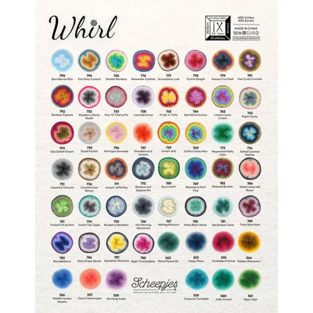 Scheepjes Pattern portfolio Whirl NL