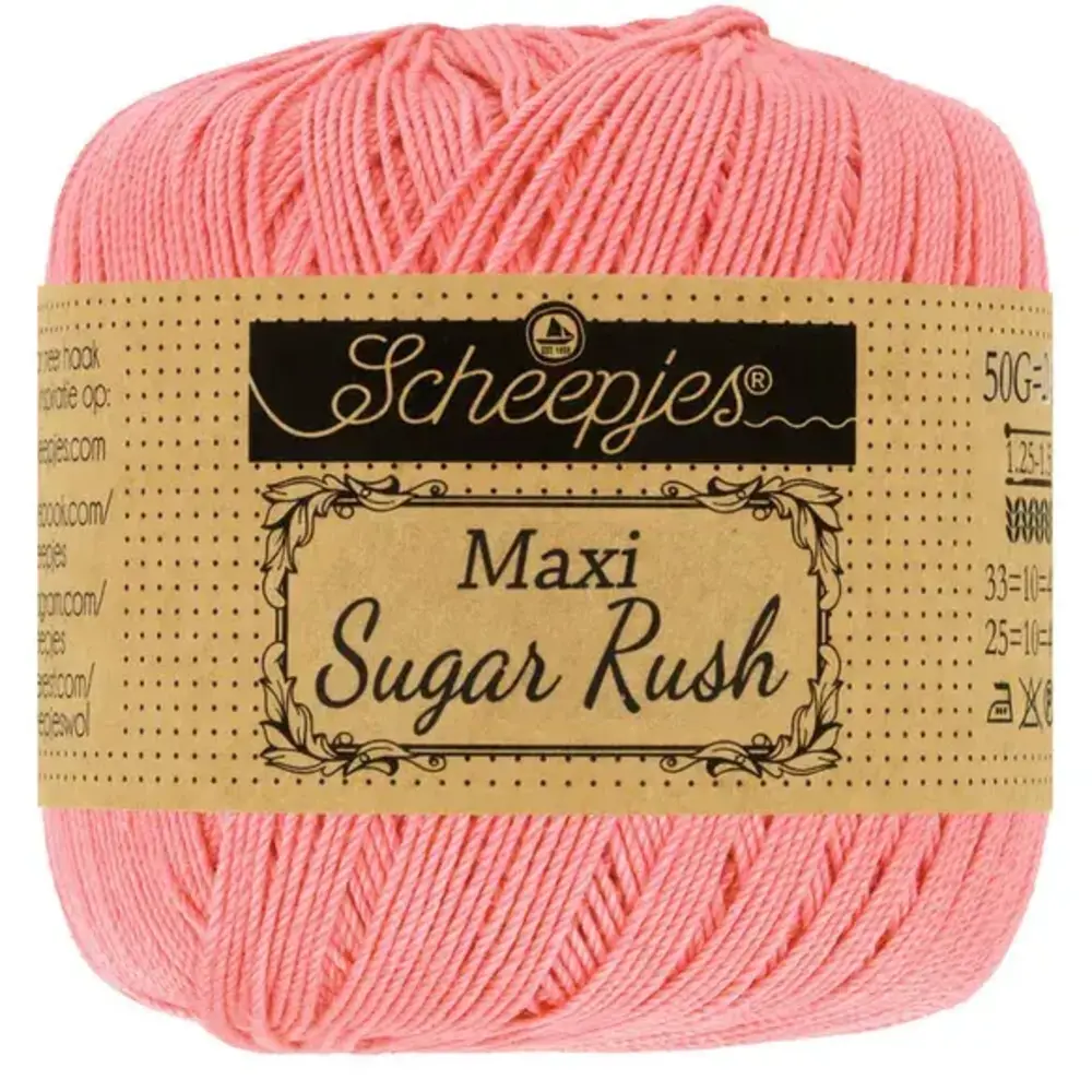 Scheepjes Scheepjes Maxi Sugar Rush | 409 Soft Rosa Scheepjes Scheepjes Maxi Sugar Rush | 409 Soft Rosa
