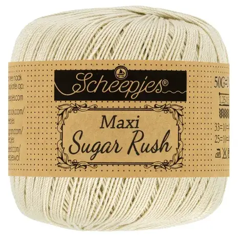 Scheepjes Scheepjes Maxi Sugar Rush | 505 Linen Scheepjes Scheepjes Maxi Sugar Rush | 505 Linen