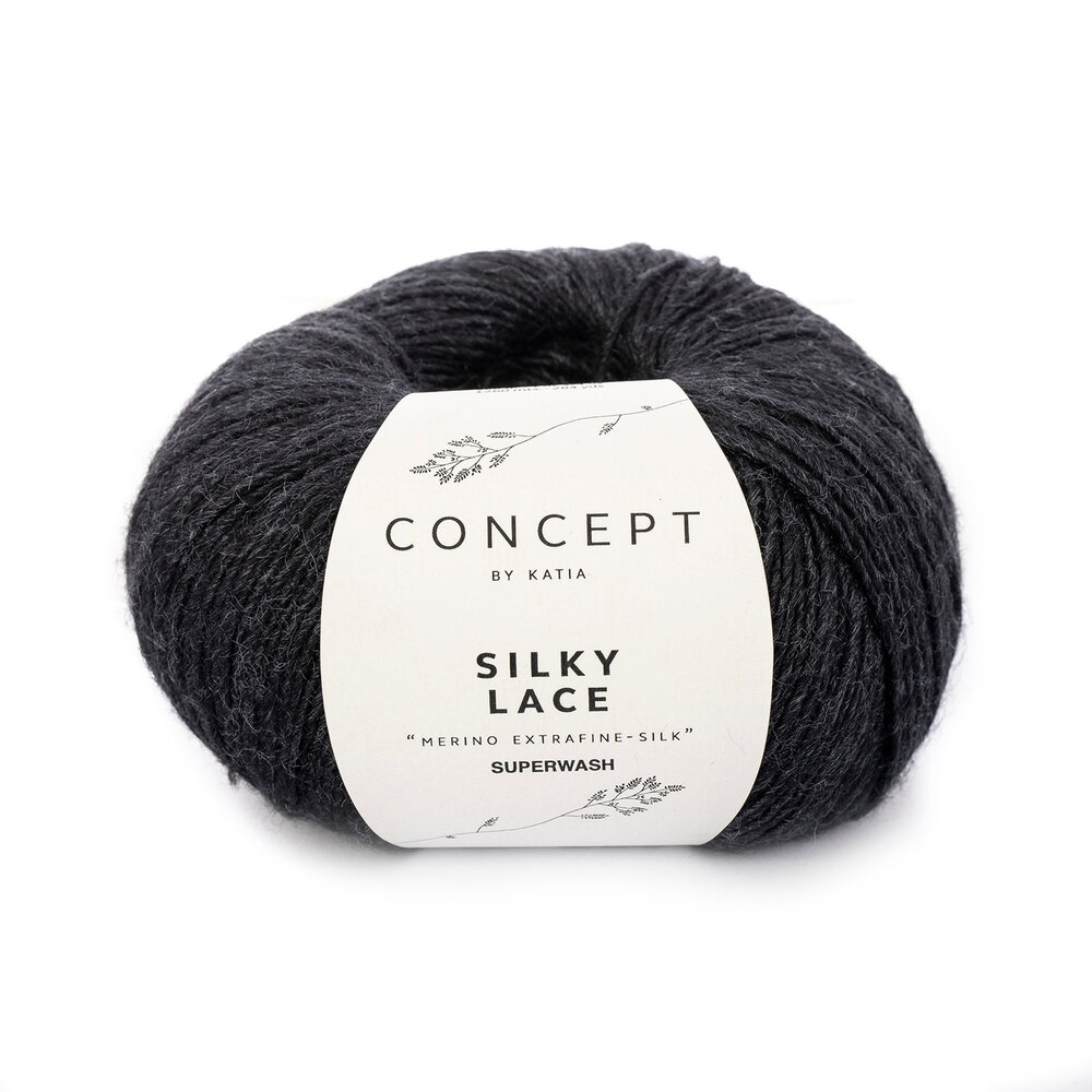 Katia Silky Lace | 156 Zwart