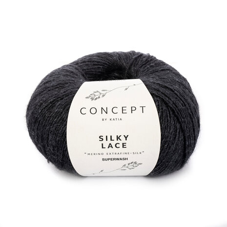Katia Silky Lace | 156 Zwart