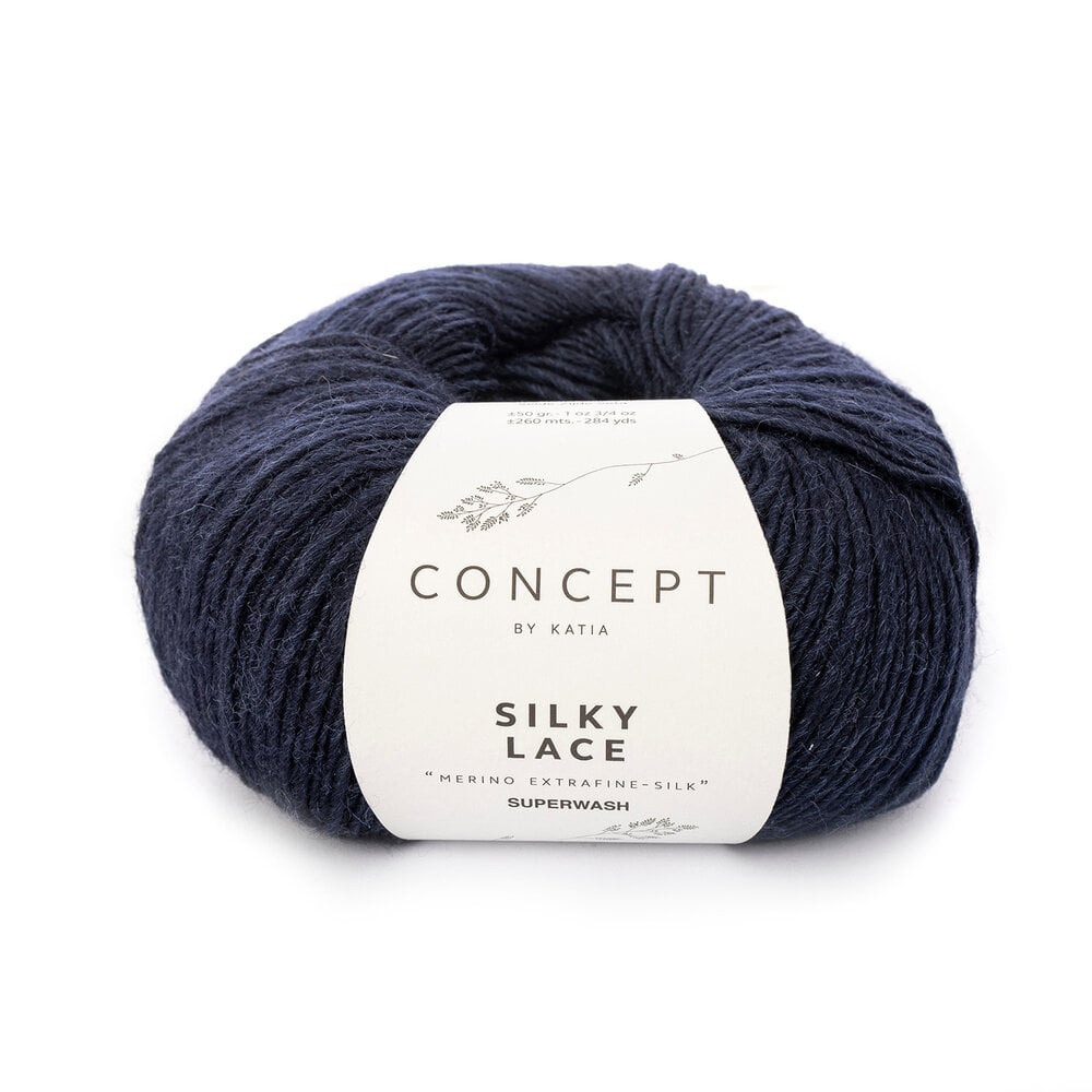 Katia Silky Lace | 157 Donker blauw