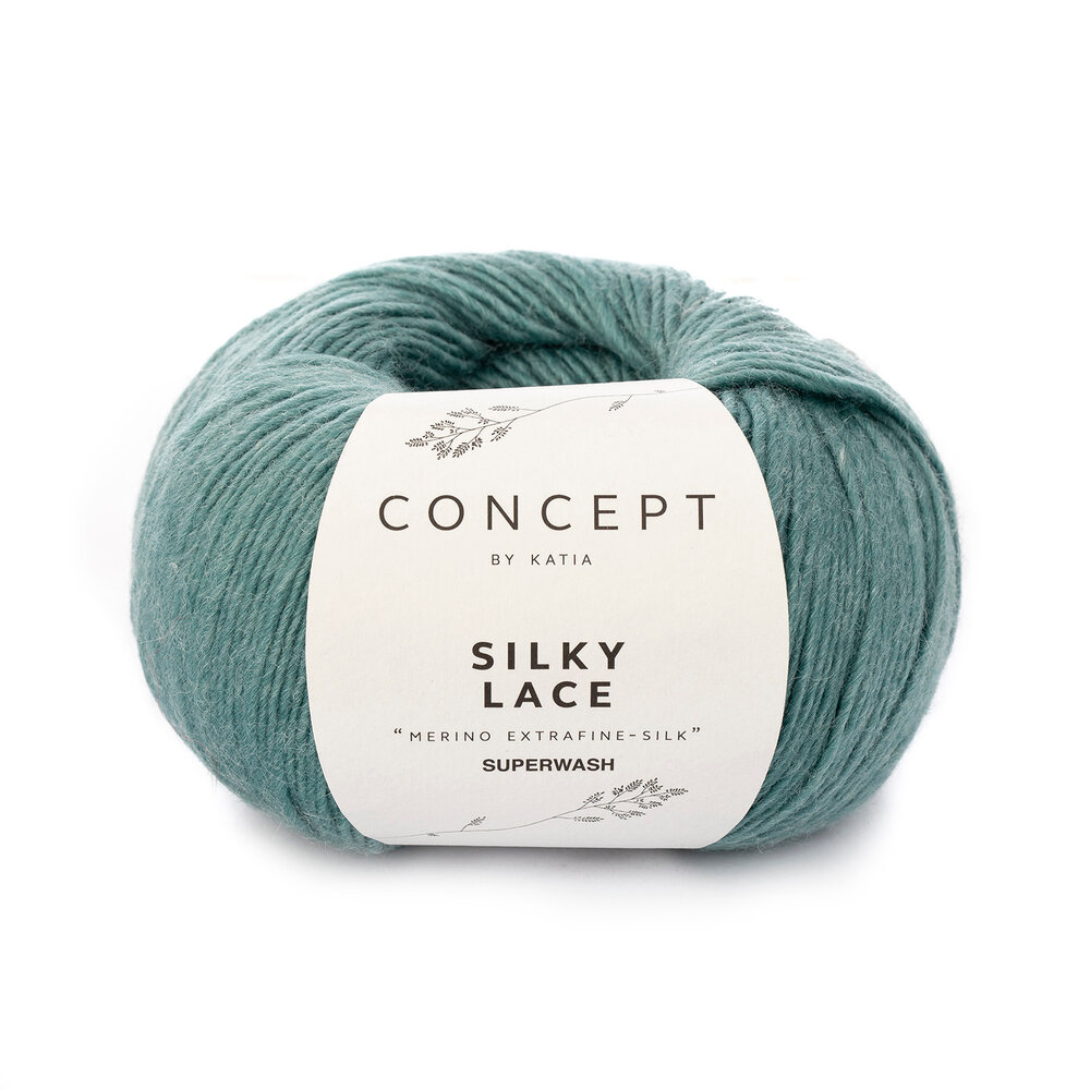 Katia Silky Lace | 170 Mint groen