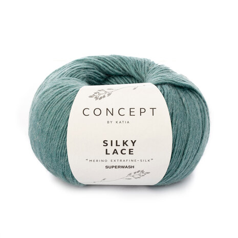 Katia Silky Lace | 170 Mint groen