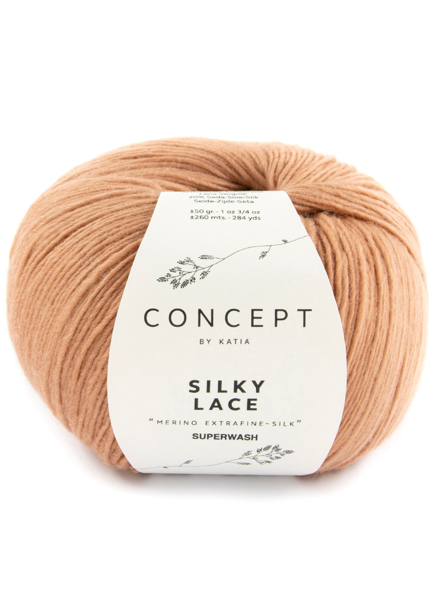 Katia Silky Lace | 180 Beige rood