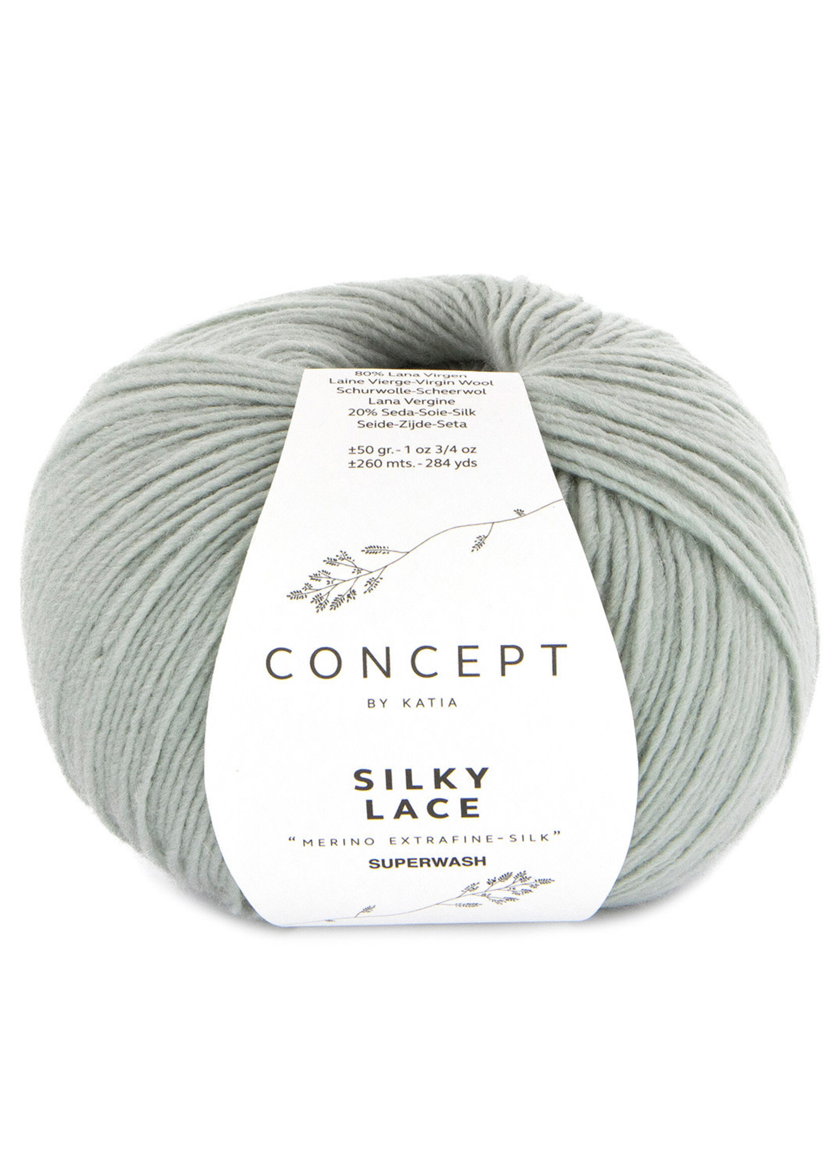 Katia Silky Lace | 187 Bruinachtig groen
