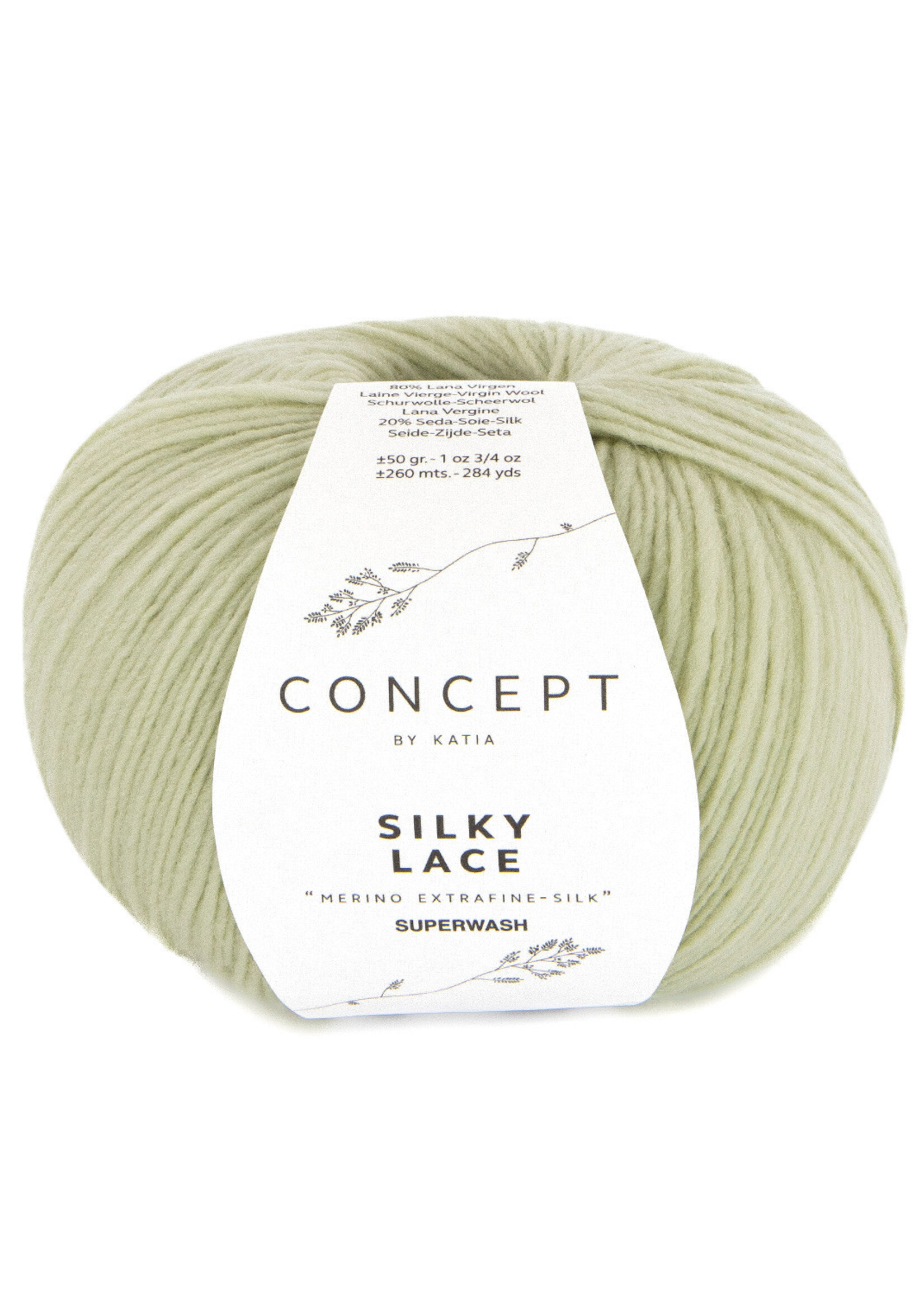 Katia Silky Lace | 188 Witachtig groen