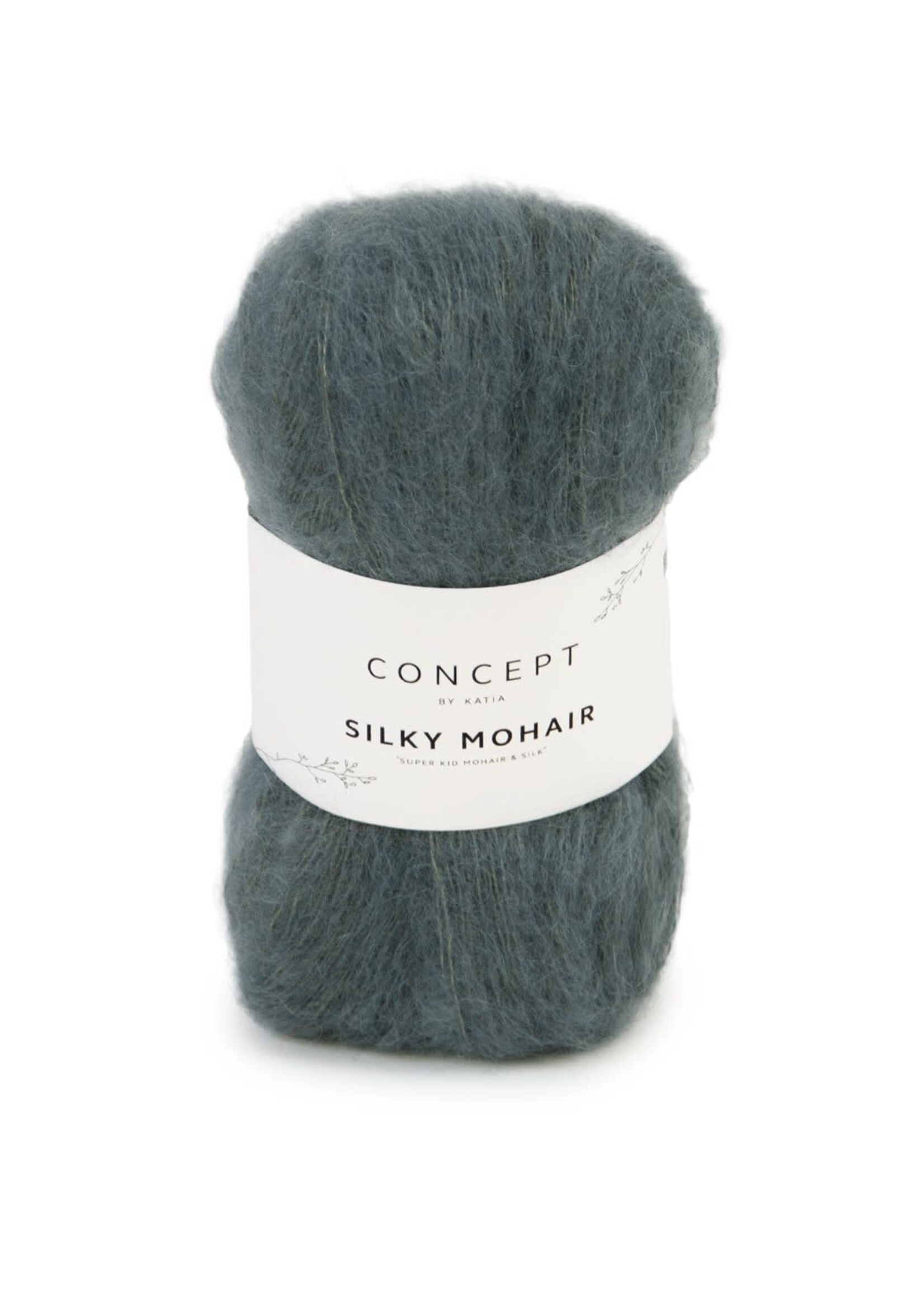 Katia Silky mohair | 105 medium grijs