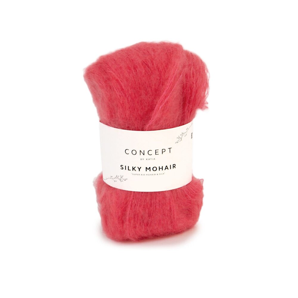 Katia Silky mohair | 111 kauwgom roze