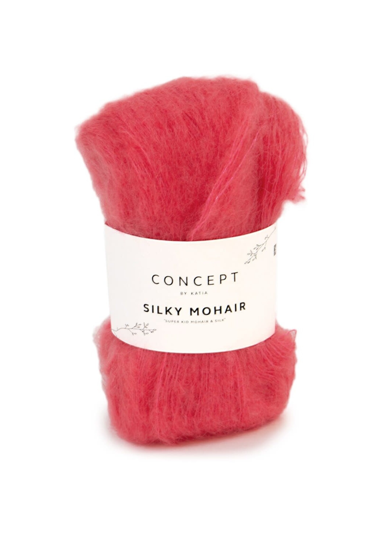 Katia Silky mohair | 111 kauwgom roze