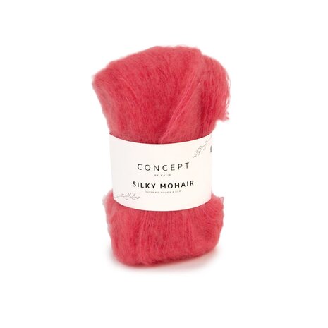 Katia Silky mohair | 111 kauwgom roze