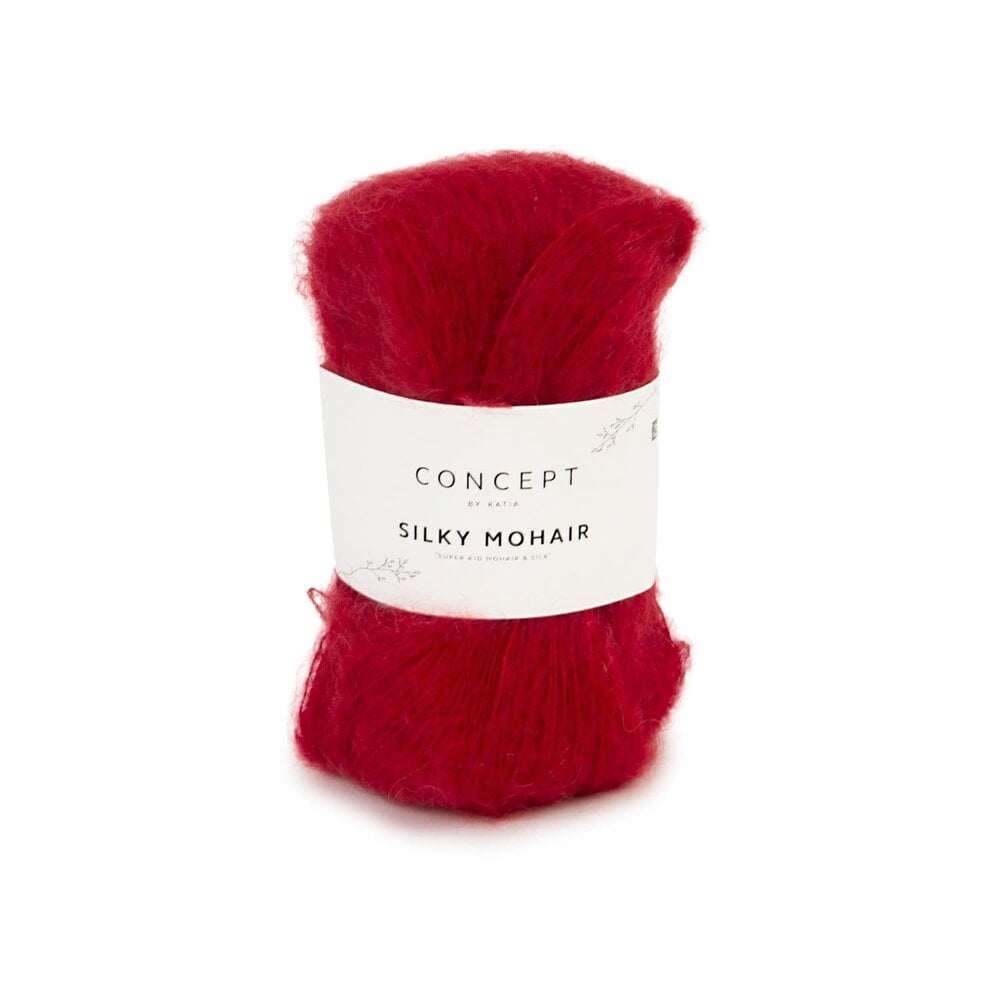 Katia Silky mohair | 112 karmijn