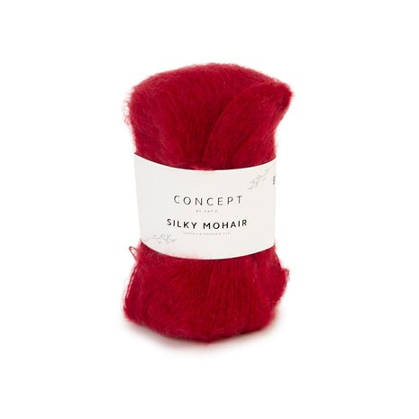 Katia Silky mohair | 112 karmijn