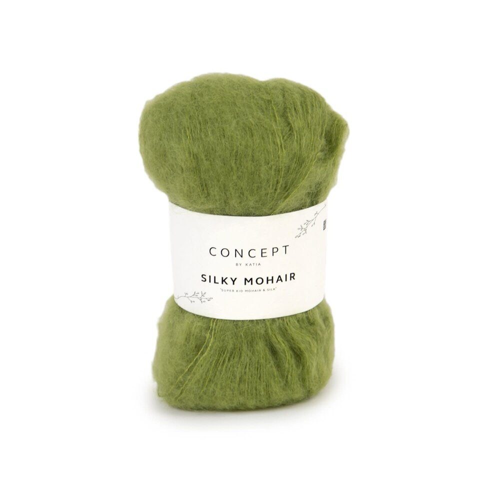 Katia Silky mohair | 120 gras groen