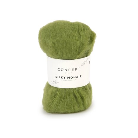 Katia Silky mohair | 120 gras groen