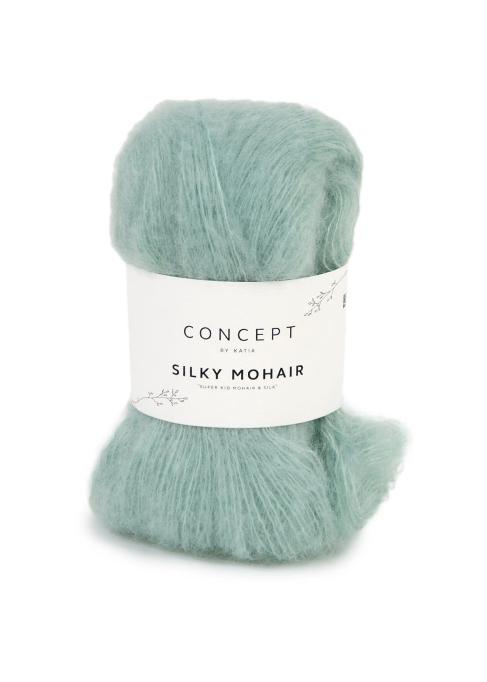 Katia Silky mohair | 124 blauwachtig groen