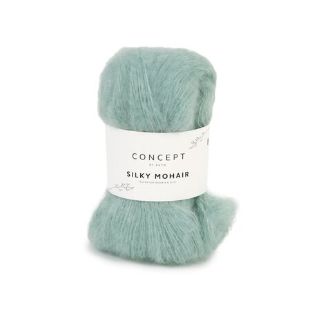 Katia Silky mohair | 124 blauwachtig groen